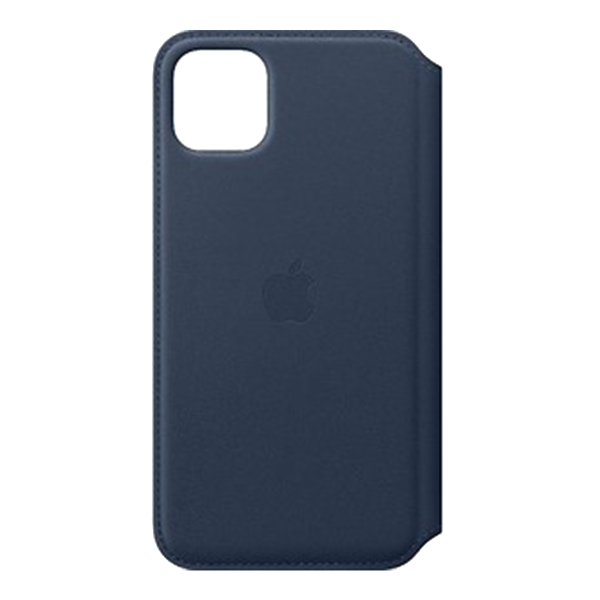 iPhone 11 Pro Max Leather Folio - Bleu foncé 