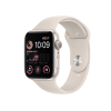 Refurbished Apple Watch Serie SE 2022 | 44mm | Aluminium Starlight Blanc | Bracelet Sport Starlight Blanc | GPS | WiFi