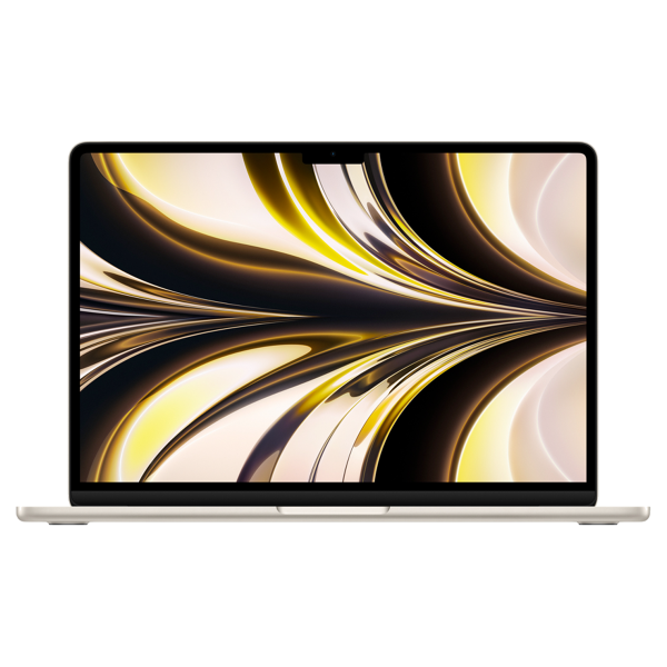 MacBook Air 13-inch | Apple M2 8-core | 256 GB SSD | 8 GB RAM | Starlight Blanc (2022) | 8-core GPU | Qwerty