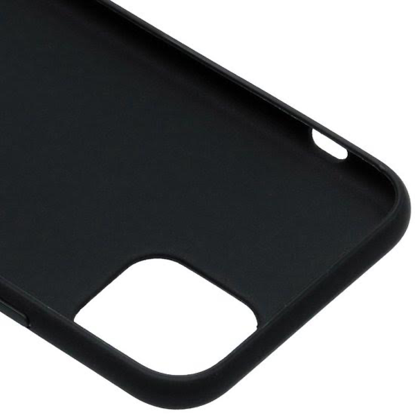 Coque en silicone pour iPhone 12 | Noir