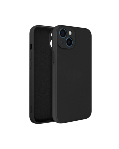 Coque en silicone pour iPhone 14 | Noir