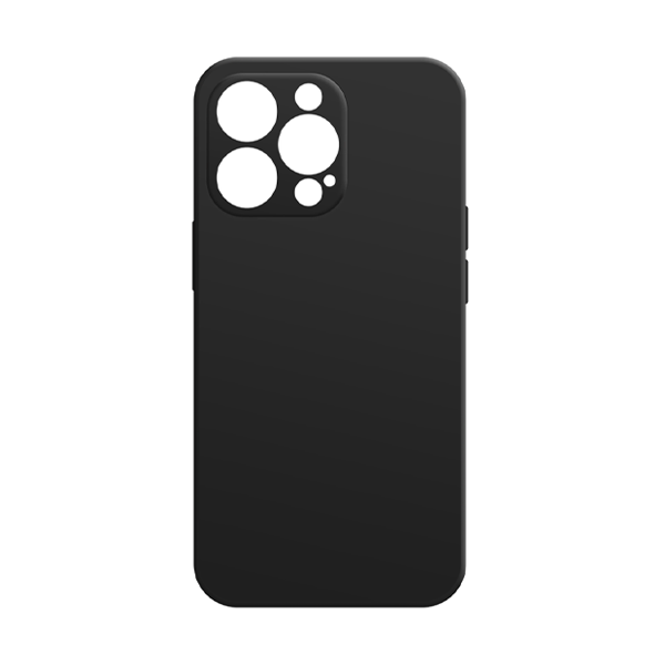 Coque en silicone pour iPhone 15 Pro | Noir