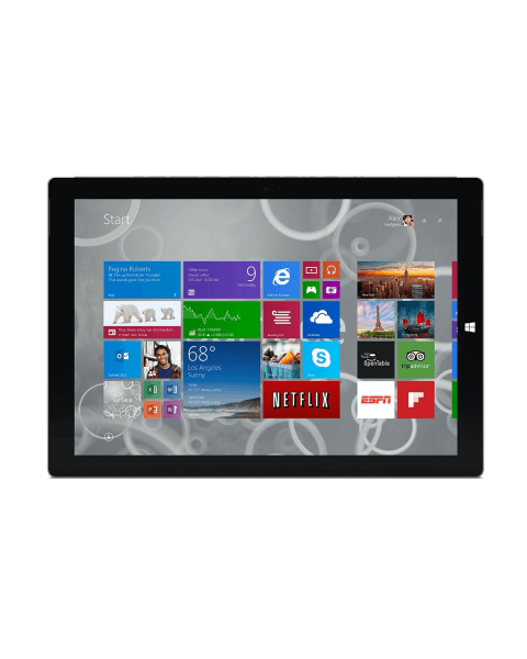 Refurbished Microsoft Surface Pro 3 | 12-inch | 8 Generation x7 | 64GB SSD | 4GB RAM | Clavier virtuel | Sans stylet