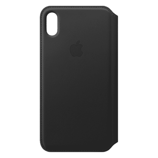 iPhone X Leather Folio - Noir